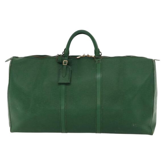 LOUIS VUITTON Epi Keepall 60 Boston Bag Green M42944 - Picture 13 of 16